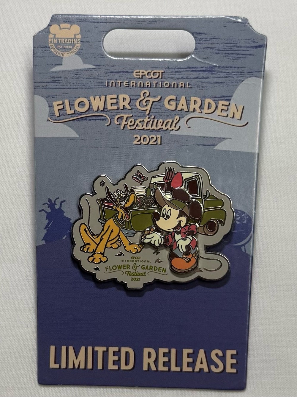 EPCOT Flower & Garden Festival 2021 Mickey & Pluto Pin - Limited Release